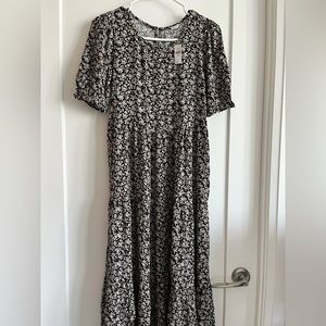 Aerie Garden Party Midi Dress NWT